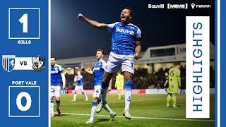 HIGHLIGHTS | Gillingham 1 Port Vale 0