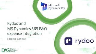 Rydoo and MS Dynamics 365 F&O expense integration