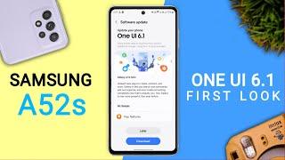 Samsung A52s Official One Ui 6.1 Update Features | 24+ Hidden Features #samsunga52s