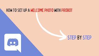 Set up a welcome photo with ProBot