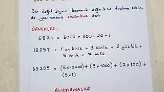 4.sınıf doğal sayıları çözümleme ve karşılaştırma @Bulbulogretmen #matematik #dogalsayılar