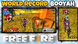  WORLD RECORD FASTEST BOOYAH BR RANKED 27 KILL | GARENA FREE FIRE