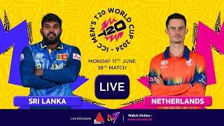  LIVE | #T20WorldCup | 38th Match | Sri Lanka Vs Netherlands  | Sirasa TV