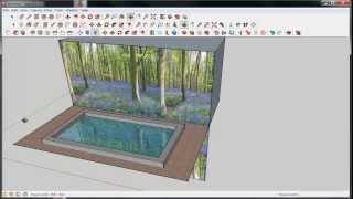 SketchUp: Water or Glass Reflection