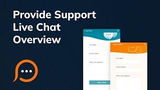 Provide Support Live Chat for website overview