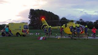 Traumahelikopter vervoert Kindje vanaf Goes naar Rotterdam in verband met sluiting Haringvlietbrug!