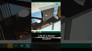 Life of an interior architecture student. #designstudent #student  #sketchup #malaysia