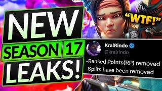 SEASON 17 Will Hit DIFFERENT... HUGE NEW LEAKS - Splits and RP REMOVED - Legends Update Guide