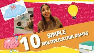 10 Easy MULTIPLICATION Games | Learn Times tables with these fun activities