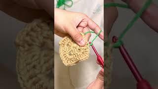 How to Change Color in Granny Square Crochet #shorts