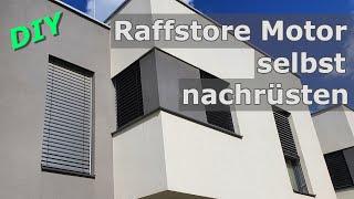 Raffstore-Motor / Jalousieantrieb selbst nachrüsten - einfach erklärt! DIY Anleitung [4K]