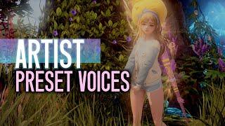 Which Voiceline to pick? - Artist Preset Guide