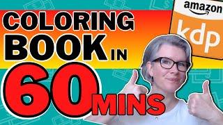 How to Use Creative Fabrica for Coloring Books | KDP Coloring Book Tutorial | 60 Mins Step By Step