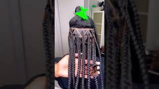OMG y’all have to see this for yourselves #braids #knotlessbraids #hairstyle #braidstyles #hair
