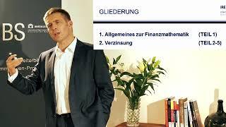 IREBS-Immobilienakademie: Trailer Finanzmathematik mit Prof. Dr. Tobias Just