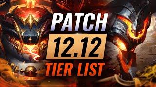 FULL PATCH 12.12 Rundown: Tier List + Changes - League of Legends