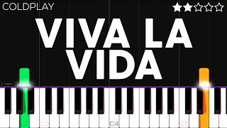 Coldplay - Viva La Vida | EASY Piano Tutorial