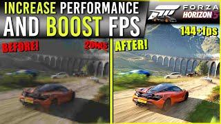 FORZA HORIZON 5 Guide: How to BOOST FPS and OPTIMISE Performance (Fix LAG & Stutters)