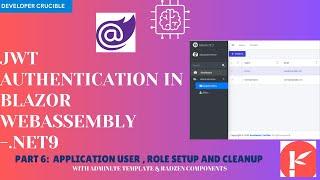 Complete Authentication Application with JWT Token in .NET9 -Users & Roles Setup ️ ️