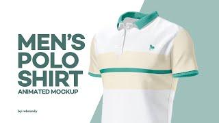 Men's Polo Shirt Animated Mockup Presentation