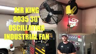 Best Garage / Shop Fan!!! Air King 9035 Industrial 30” Oscillating Fan