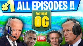 US Presidents Plays OG Fortnite 1-4