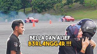 Bella & alieff berlangg4r masa drift !! Apa reaction family kami ??