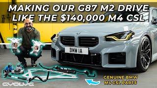 Making our G87 M2 drive like an M4 CSL - Hardware + Software + Alignment