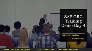 SAP GRC Training | SAP GRC Training Demo Day 4 | SAP GRC S4 HANA Training