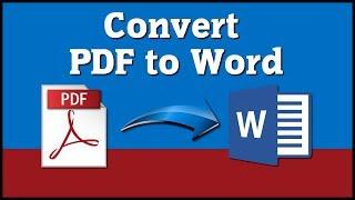 How to convert PDF to Word Document - [ Free Online Conversion Tutorial ]