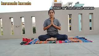 Yoga asanas during periods#yoga during menstrual cycle#pain relief yogaasanas# Karunadu komala