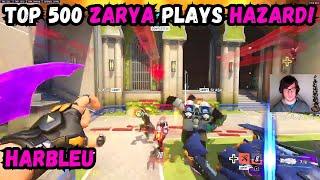 PRO ZARYA PLAYS HAZARD! HARBLEU - TOP 500 HAZARD - OVERWATCH 2 SEASON 14 GAMEPLAY!