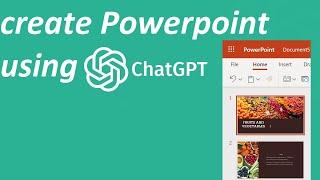 How to create PowerPoint presentations using chatGPT | full guide tutorial