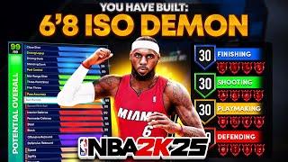 FIRST EVER 6'8 REBIRTH BUILD WILL DOMINATE NBA 2K25! DEMIGOD POINT GUARD BUILD! Best Build 2k25