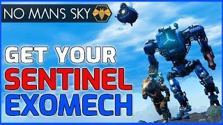The HARDFRAME EXOMECH & Sentinel Drone - How To Get One! No Mans Sky 2022 Sentinel Update