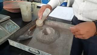 Consistency of Cement