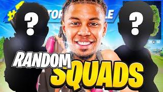 VERRÜCKTE RUNDEN..!  RANDOM SQUADS *IN FORTNITE*  (Lustig)