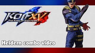 KoF XV: Heidern combo video