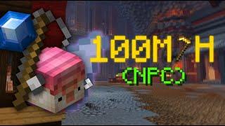 How to Make 100 MILLION COINS per HOUR to the NPC (Hypixel Skyblock)