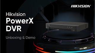 Hikvision PowerX DVR Unboxing & Demonstration