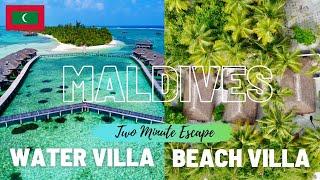 Where to stay in Maldives? Water villa and Beach villa. World’s leading destination | Vlog