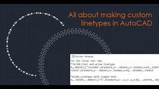 How to make custom linetypes in AutoCAD - Part 1 of 2