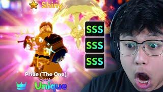 UNIQUE SHINY ESCANOR (THE ONE) SSS MAX STATS SHOWCASE - Anime Adventures