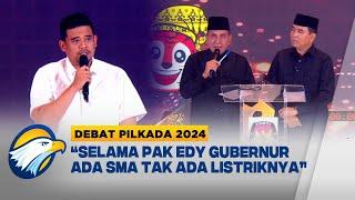 Sindiran Bobby Ke Edy Terkait Pelayanan Pendidikan [DEBAT PILKADA 2024]