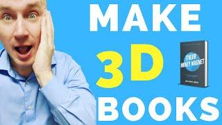 How to Make a 3D Book Cover FREE