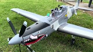 Fpv with Avios super tucano crash landing