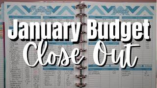 Weekly check In | Expense Tracking | January Budget Results & Close Out! | Hybrid Budget Method