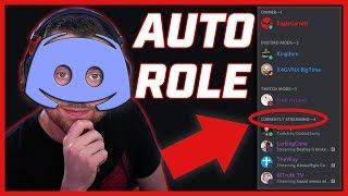 Discord "NOW LIVE" Auto Role Assignment (Tutorial)