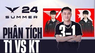 PHÂN TÍCH T1 VS KT | ZEUS VÁN 4, GUMAYUSI VÁN 1, KERIA ÁP LỰC VÀ FAKER ĐI MID | LING REACTION