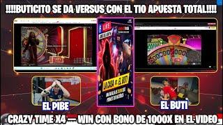 BUTI se da VERSUS CON EL TIO APUESTA TOTAL y le gana LA COPA CON UN CRAZY TIME 200x #viralvideo